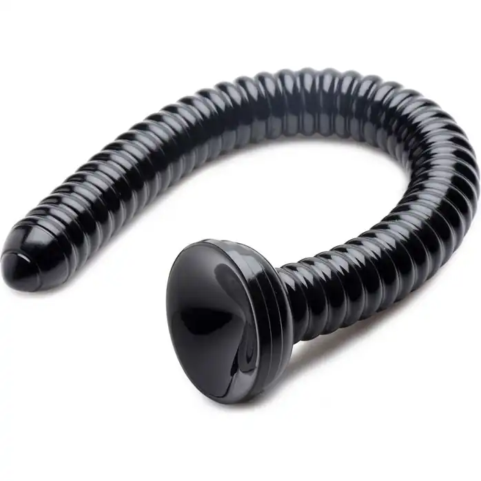 Длинный анальный стимулятор Hosed Ribbed Anal Dildo - 50,8 см - Hosed