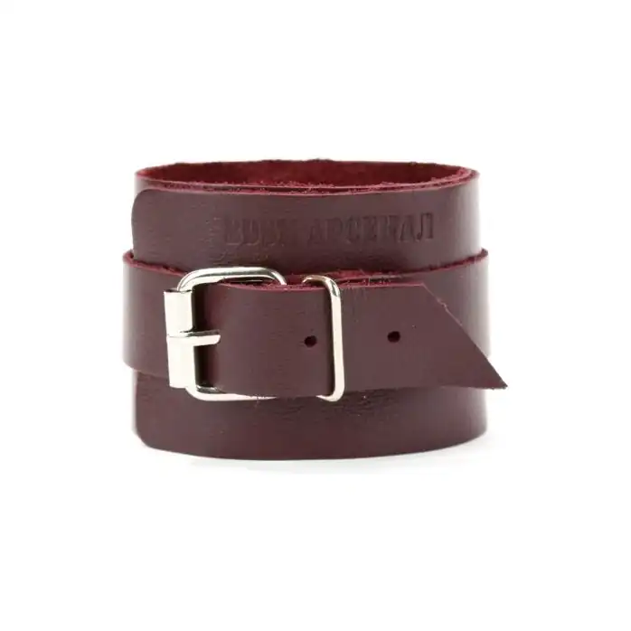 Бордовые наручники Maroon Handcuffs - Lady s Arsenal. Фотография 7.