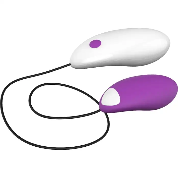 Фиолетовое виброяйцо WIRED LOVE EGG - Pleasure Balls   Eggs. Фотография 4.