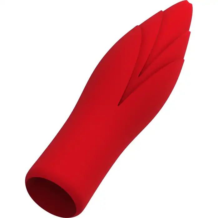 Красный клиторальный стимулятор Sirona - 10 см - Red Revolution. Фотография 5.