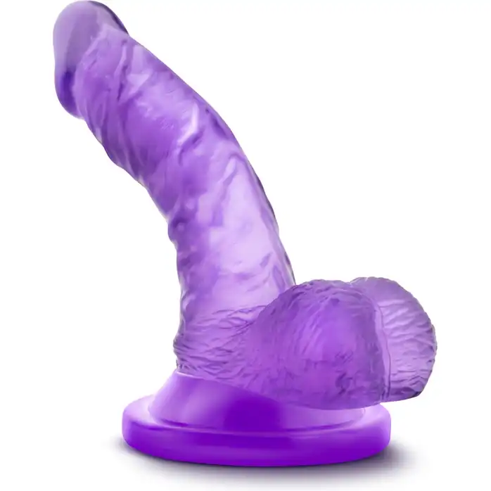Фиолетовый фаллоимитатор на присоске NATURALLY YOURS 4INCH MINI - 12 см - Naturally Yours. Фотография 3.