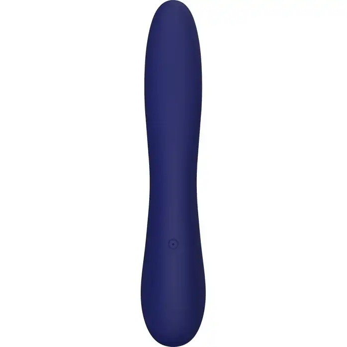Синий вибромассажер-кролик THEMIS - 22 см - Blue Evolution. Фотография 5.