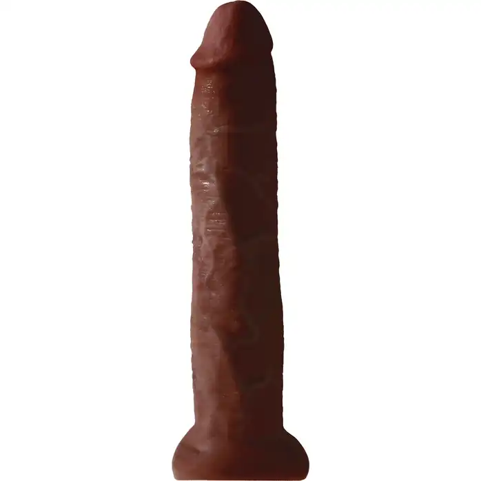 Коричневый фаллоимитатор-гигант на присоске 13 Cock - 33 см - King Cock