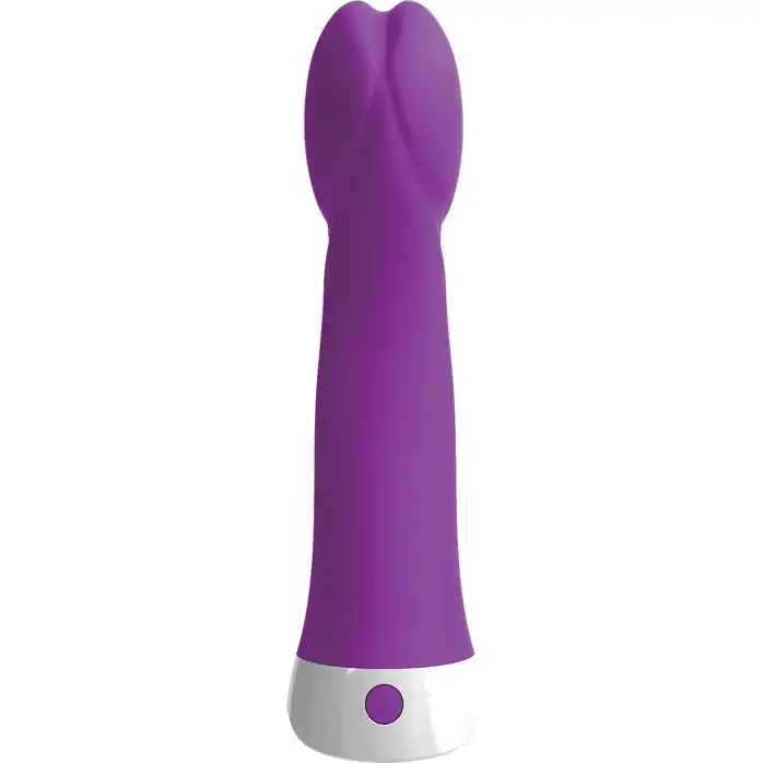 Фиолетовый вибромассажер Wall Banger G - 19,3 см - 3Some