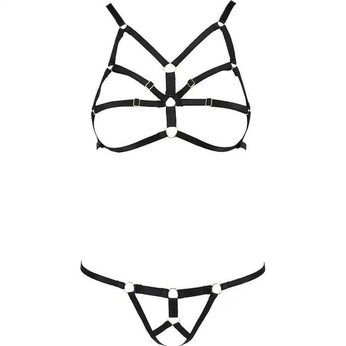 Эффектный комплект нижнего белья Armanda с контактными трусиками - Devil Collection. Фотография 3.