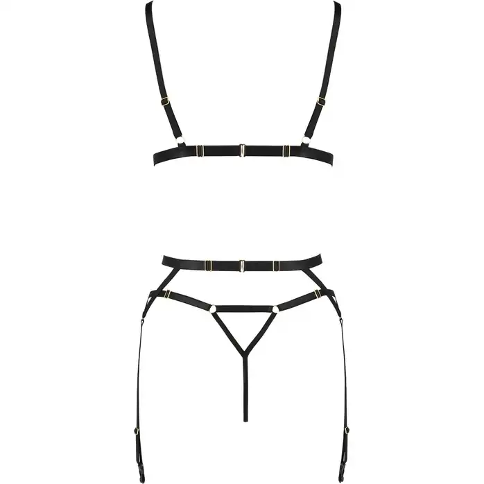 Соблазнительный комплект белья Meggy с поясом для чулок - Devil Collection. Фотография 4.