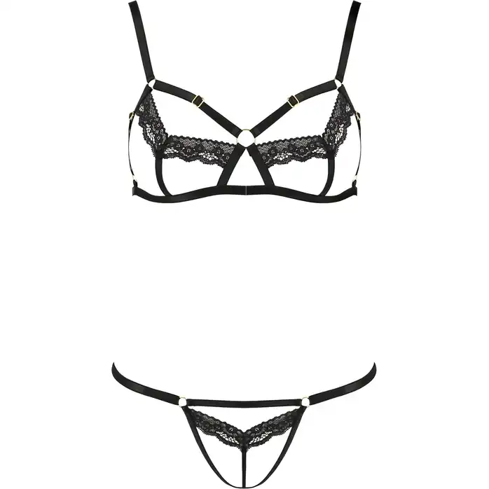 Эффектный комплект нижнего белья Solon с контактными трусиками - Devil Collection. Фотография 3.