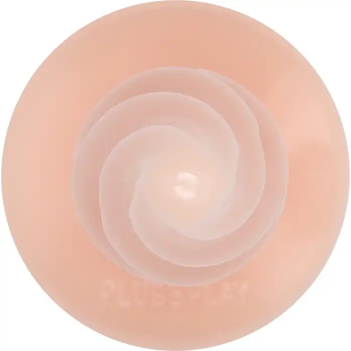 Телесная витая анальная пробка Rounded 5 Inch - 12,7 см - Plug   Play. Фотография 4.