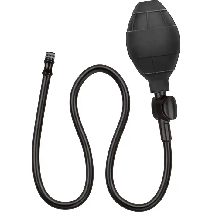 Расширяющаяся анальная пробка со съемным шлангом Large Silicone Inflatable Plug - 13,25 см - Anal Toys. Фотография 9.