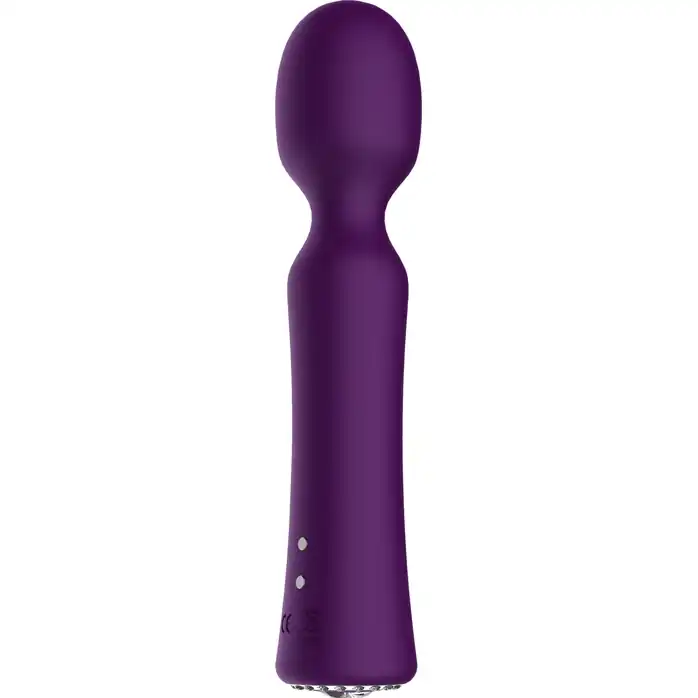 Фиолетовый универсальный массажер Wand Pearl - 20 см - Discretion. Фотография 3.