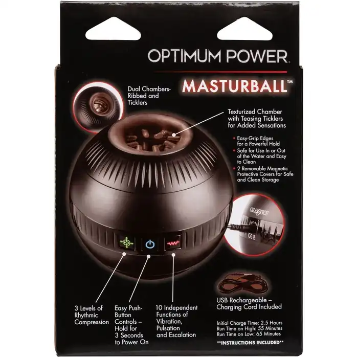 Двусторонний мастурбатор Optimum Power Masturball - Optimum Power. Фотография 12.