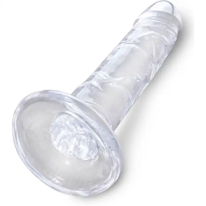 Прозрачный фаллоимитатор King Cock Clear 6 Cock - 18,4 см - King Cock Clear. Фотография 4.