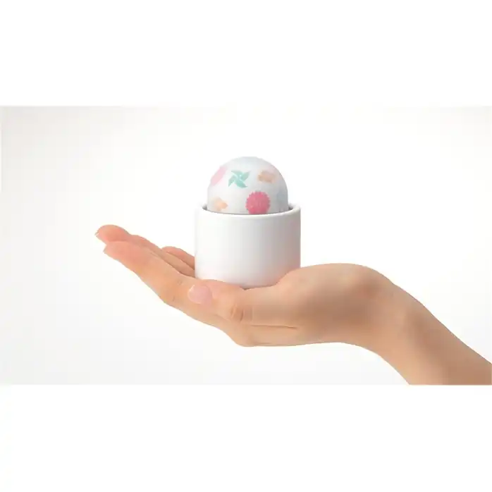Белый вибромассажёр Temari Kaze - IROHA Vibrators. Фотография 2.
