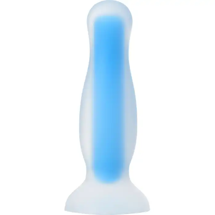 Голубая, светящаяся в темноте анальная втулка Namor Glow - 12,5 см - Beyond