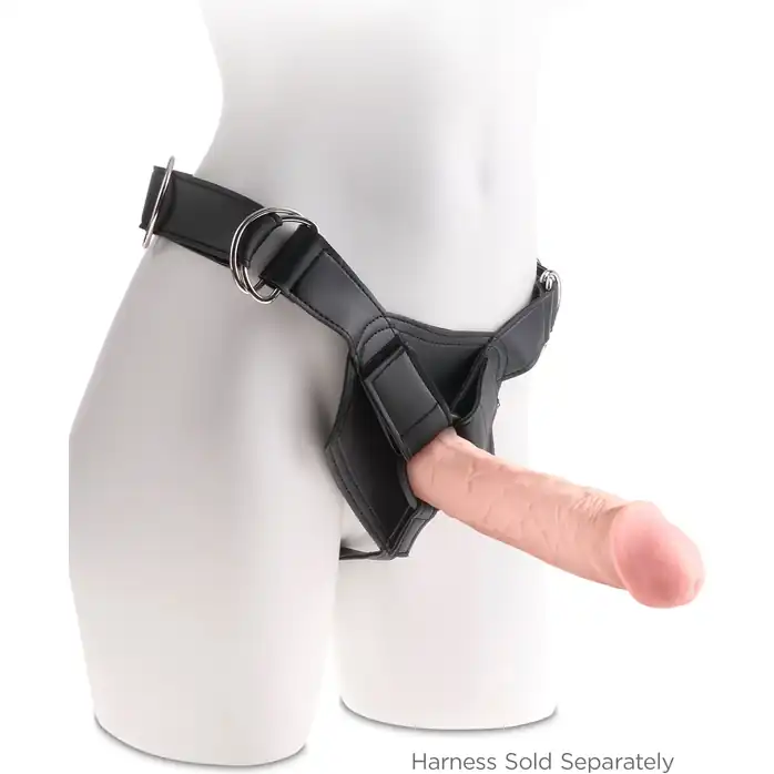 Телесный фаллоимитатор на присоске 11 Triple Density Cock - 25,4 см - King Cock Plus. Фотография 6.