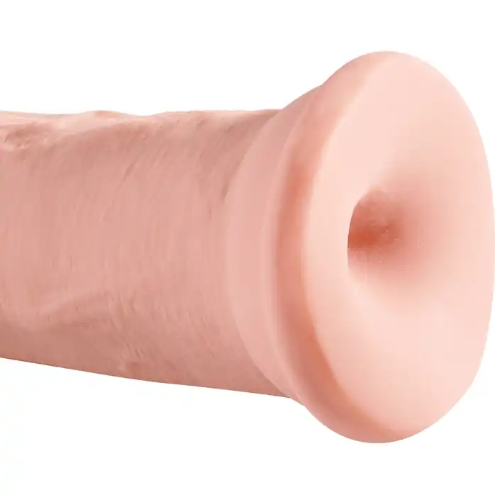 Телесный фаллоимитатор на присоске 11 Triple Density Cock - 25,4 см - King Cock Plus. Фотография 7.