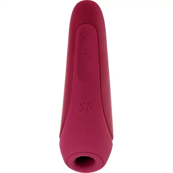 Бордовый вакуум-волновой стимулятор Satisfyer Curvy 1. Фотография 2.