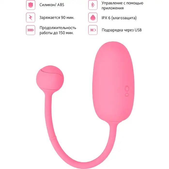 Розовый тренажер Кегеля Magic Kegel Coach. Фотография 8.