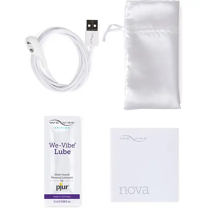 Фиолетовый вибратор-кролик We-Vibe Nova 2 - 20,5 см. Фотография 3.