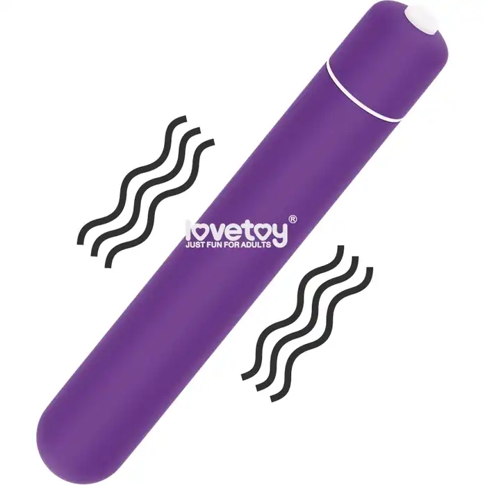 Фиолетовая вибропуля X-Basic 10 Speeds - 13 см. Фотография 3.