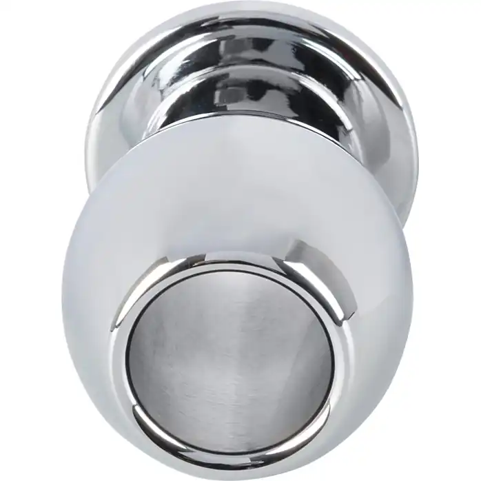 Алюминиевая анальная пробка с тоннелем Lust Tunnel Plug - 6,5 см - You2Toys. Фотография 3.