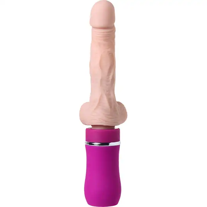 Реалистичный вибратор Ailighter Telescopic Lover - 27,1 см. Фотография 3.