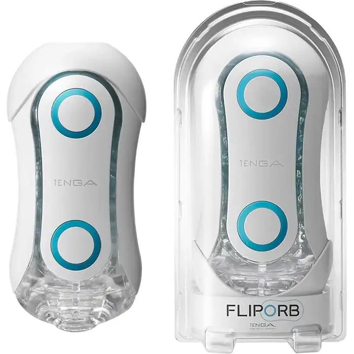 Мастурбатор Tenga Flip ORB Blue Rush - FLIP Series. Фотография 2.