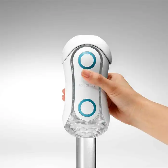 Мастурбатор Tenga Flip ORB Blue Rush - FLIP Series. Фотография 6.