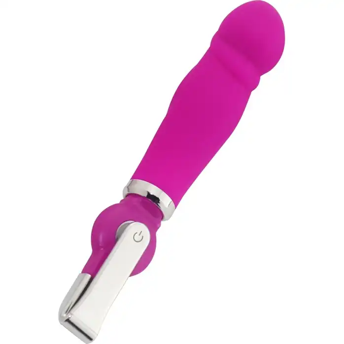 Розовый вибратор ALICE 20-Function Penis Vibe - 17,5 см. Фотография 3.