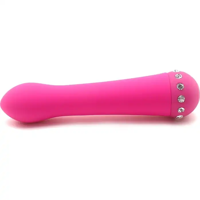 Розовый вибратор SPARKLE SUCCUBI BLISS CARESSING VIBE - 14,2 см. Фотография 3.