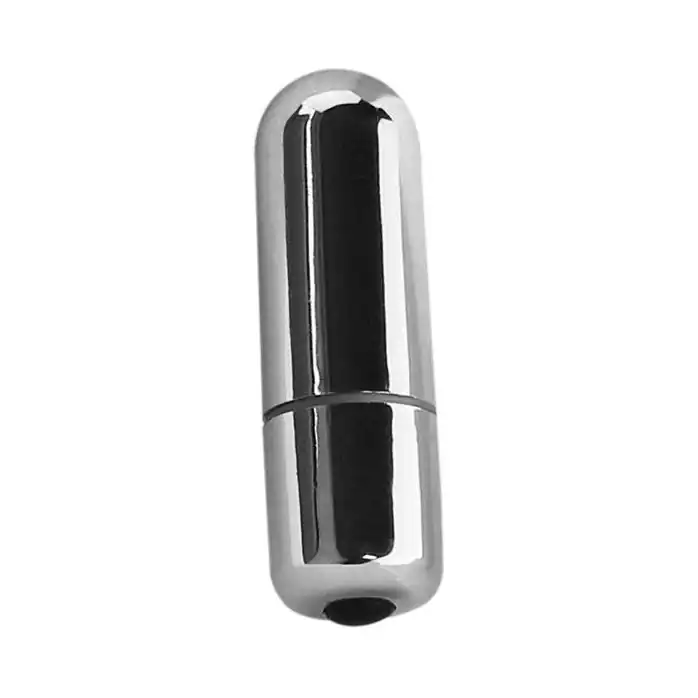Серебристая вибропуля 7 Models Bullet - 5,7 см