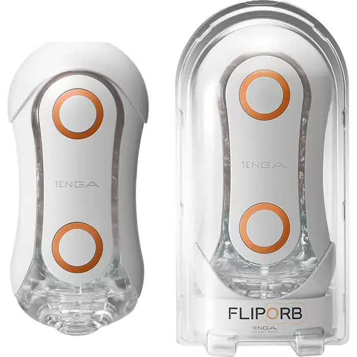 Мастурбатор Tenga FLIP ORB ORANGE CRASH - FLIP Series. Фотография 2.