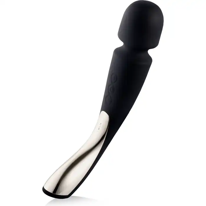 Черный вибромассажёр Lelo Smart Wand 2 Large - 30,4 см