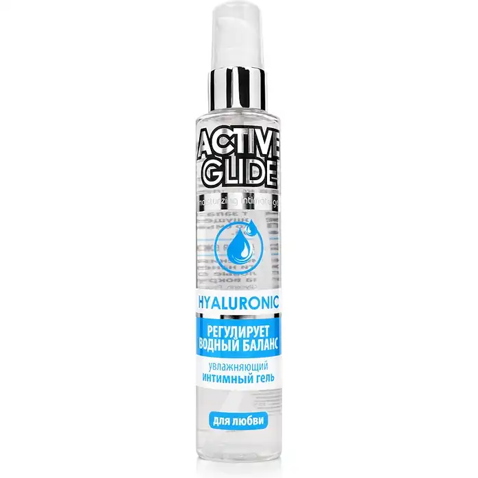 Увлажняющий интимный гель Active Glide Hyaluronic - 100 гр