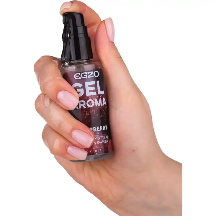 Интимный лубрикант Egzo Aroma с ароматом малины - 50 мл - Aroma. Фотография 4.