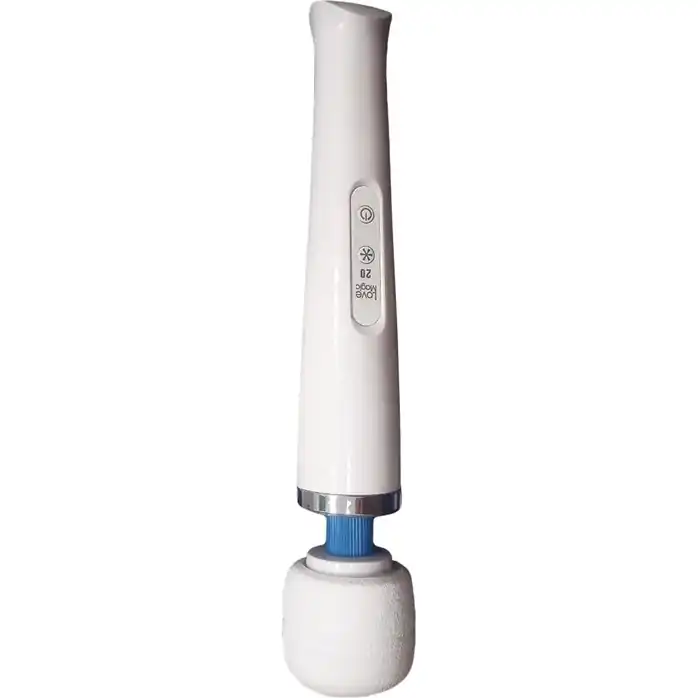 Белый вибромассажёр Love Magic HV-270-VR018