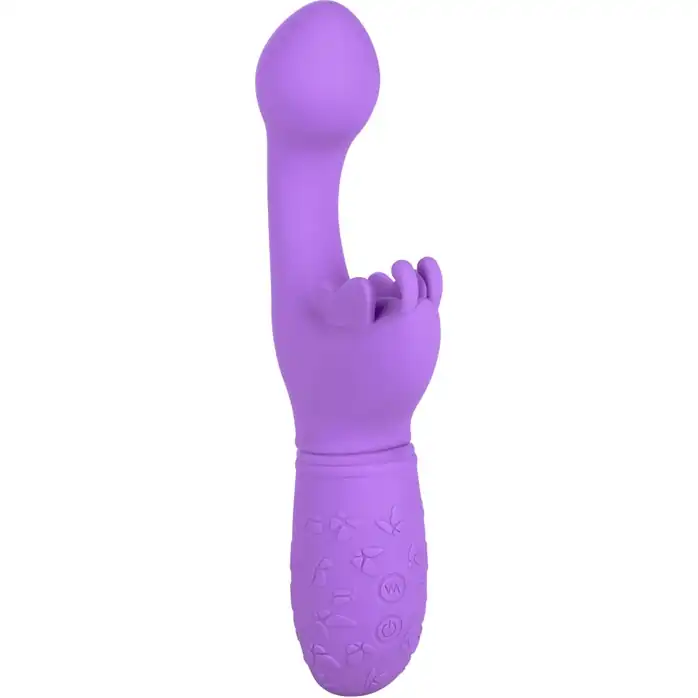 Фиолетовый вибратор-кролик Rechargeable Butterfly Kiss