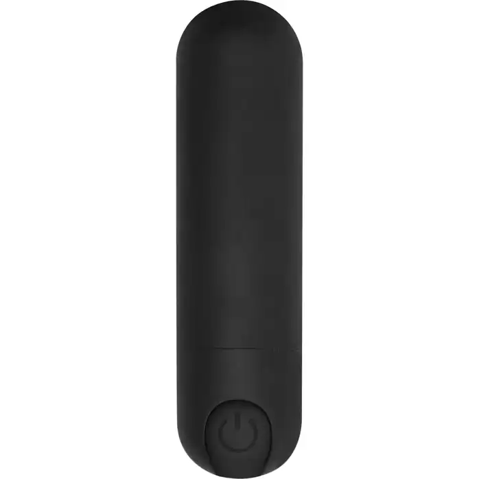 Черная перезаряжаемая вибропуля 7 Speed Rechargeable Bullet - 7,7 см - Be Good Tonight