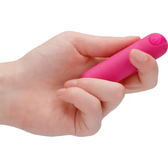Розовая перезаряжаемая вибропуля 7 Speed Rechargeable Bullet - 7,7 см - Be Good Tonight. Фотография 3.