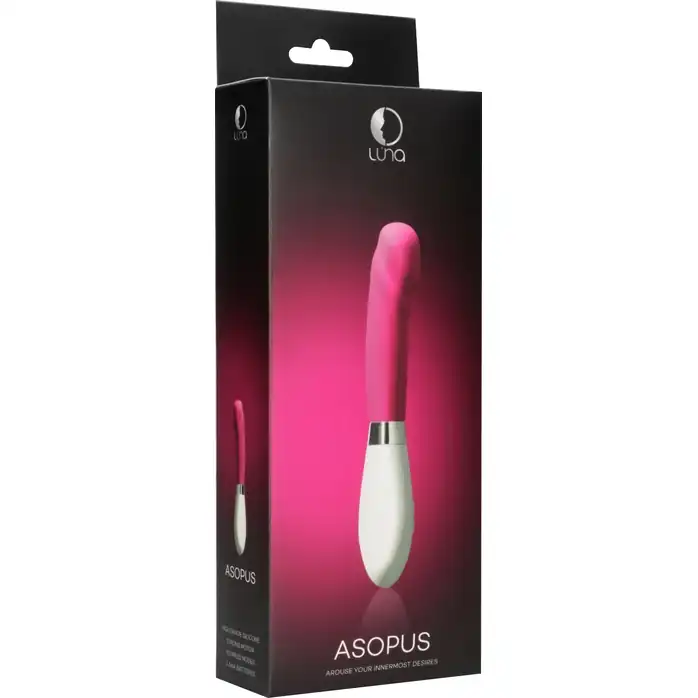 Розовый вибратор Asopus - 21 см - Luna. Фотография 3.