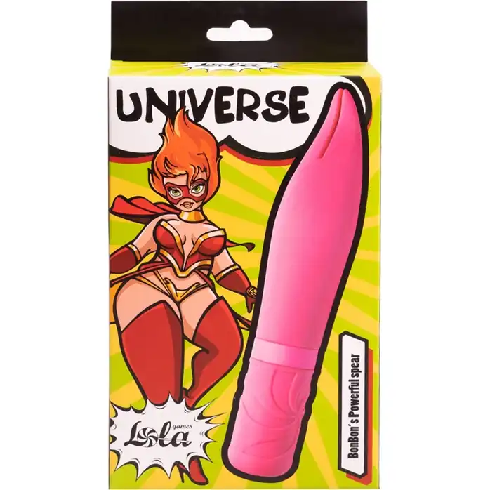 Розовый мини-вибратор BonBon’s Powerful Spear - 15,2 см - Universe. Фотография 4.