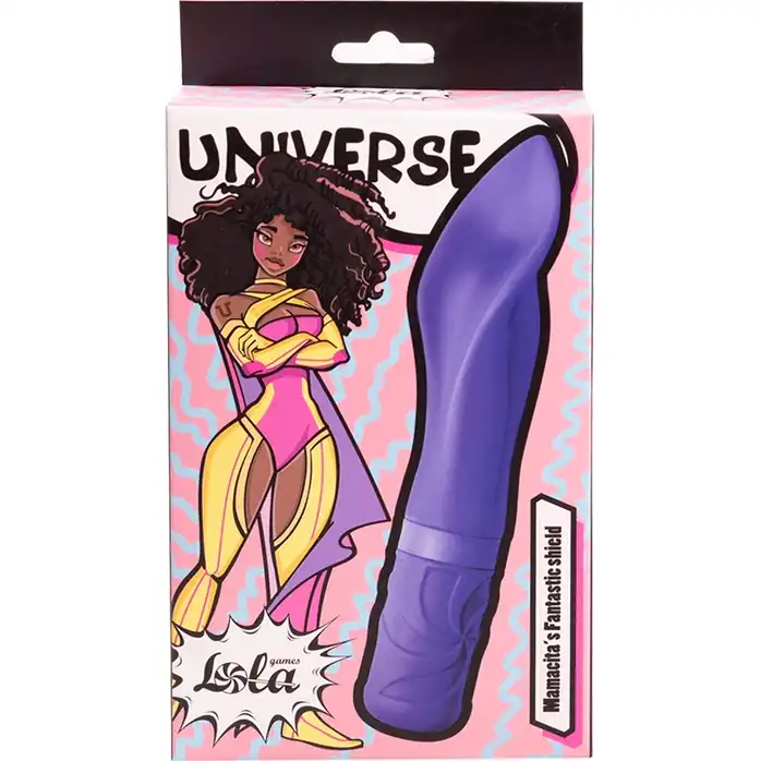 Синий мини-вибратор Mamasita’s Fantastic Shield - 15,2 см - Universe. Фотография 5.