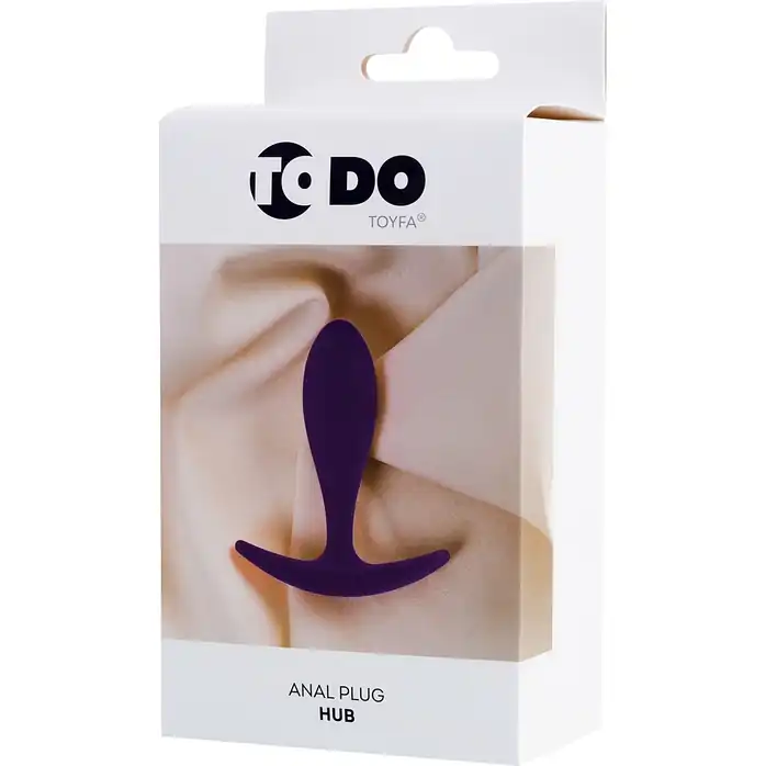 Фиолетовая анальная втулка Hub - 7,2 см - ToDo. Фотография 4.