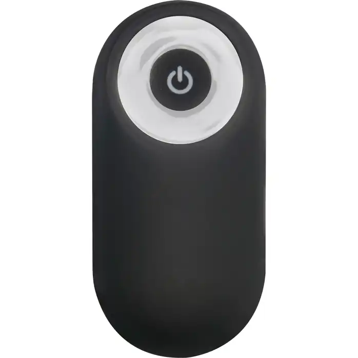 Черный массажер простаты с пультом N 78 Rechargeable Anal Stimulator - 12 см - Sono. Фотография 6.