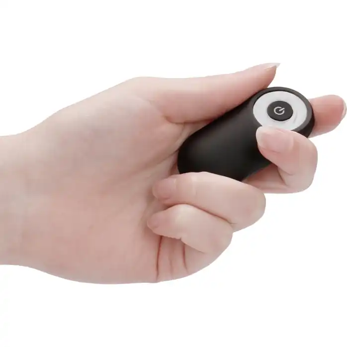 Черный массажер простаты с пультом N 79 Rechargeable P-Spot Stimulator - Sono. Фотография 5.