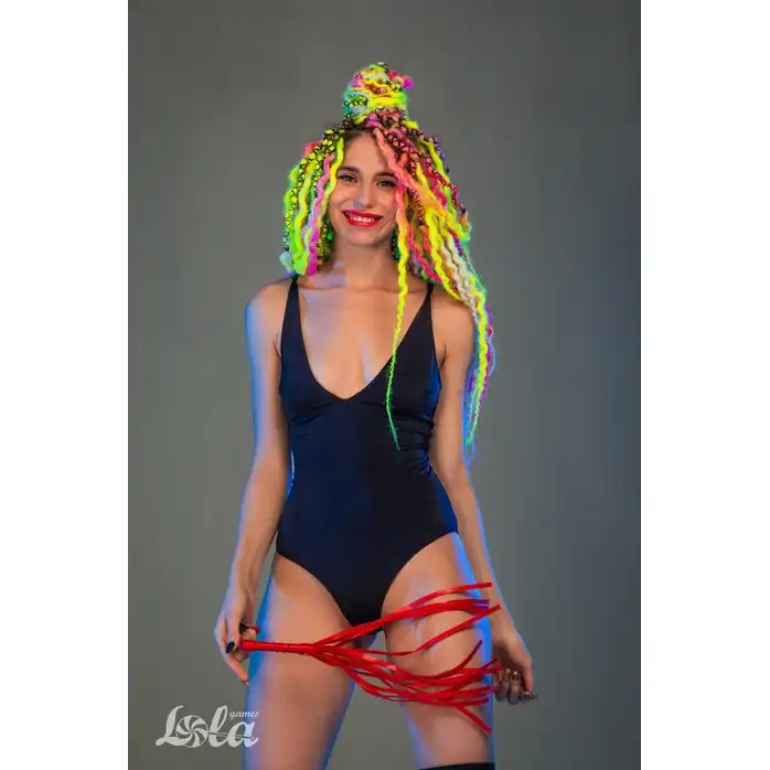 Красная плеть Party Hard Risque - 63,5 см - Party Hard. Фотография 7.