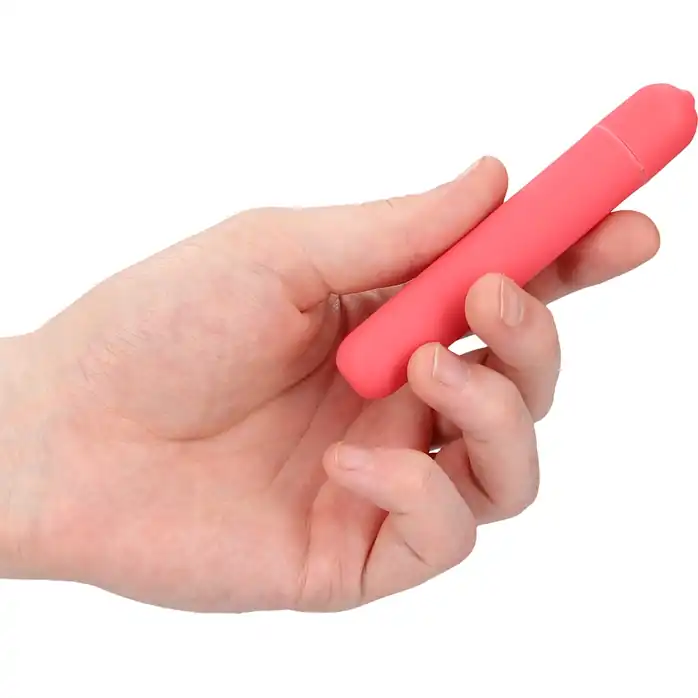Розовая вибропуля Bullet Vibrator Extra Long - 10,5 см - Be Good Tonight. Фотография 2.