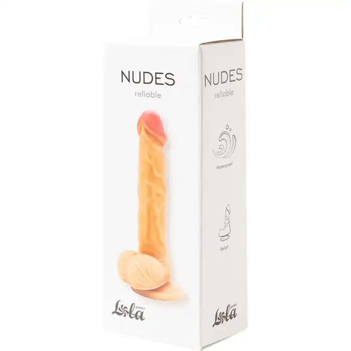 Телесный фаллоимитатор на присоске Reliable - 18,9 см - Nudes. Фотография 3.