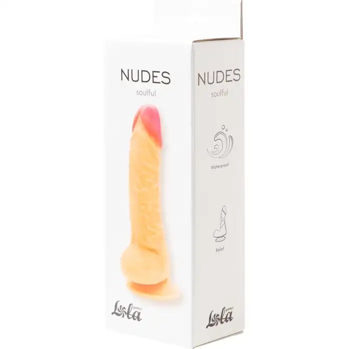 Телесный фаллоимитатор на присоске Soulful - 19 см - Nudes. Фотография 4.
