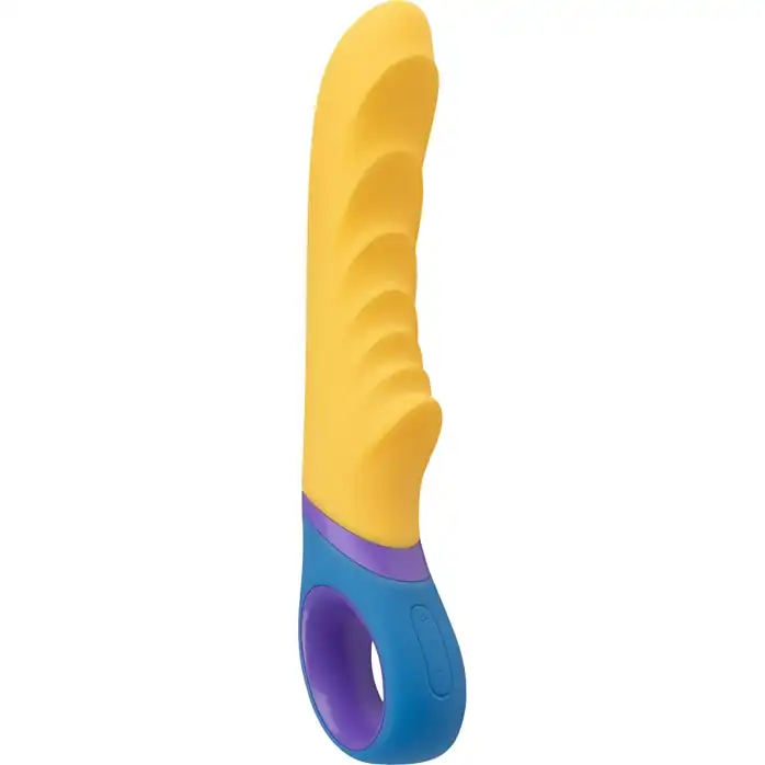 Желтый вибромассажер Tone G-Spot Vibrator - 23 см - PMV20